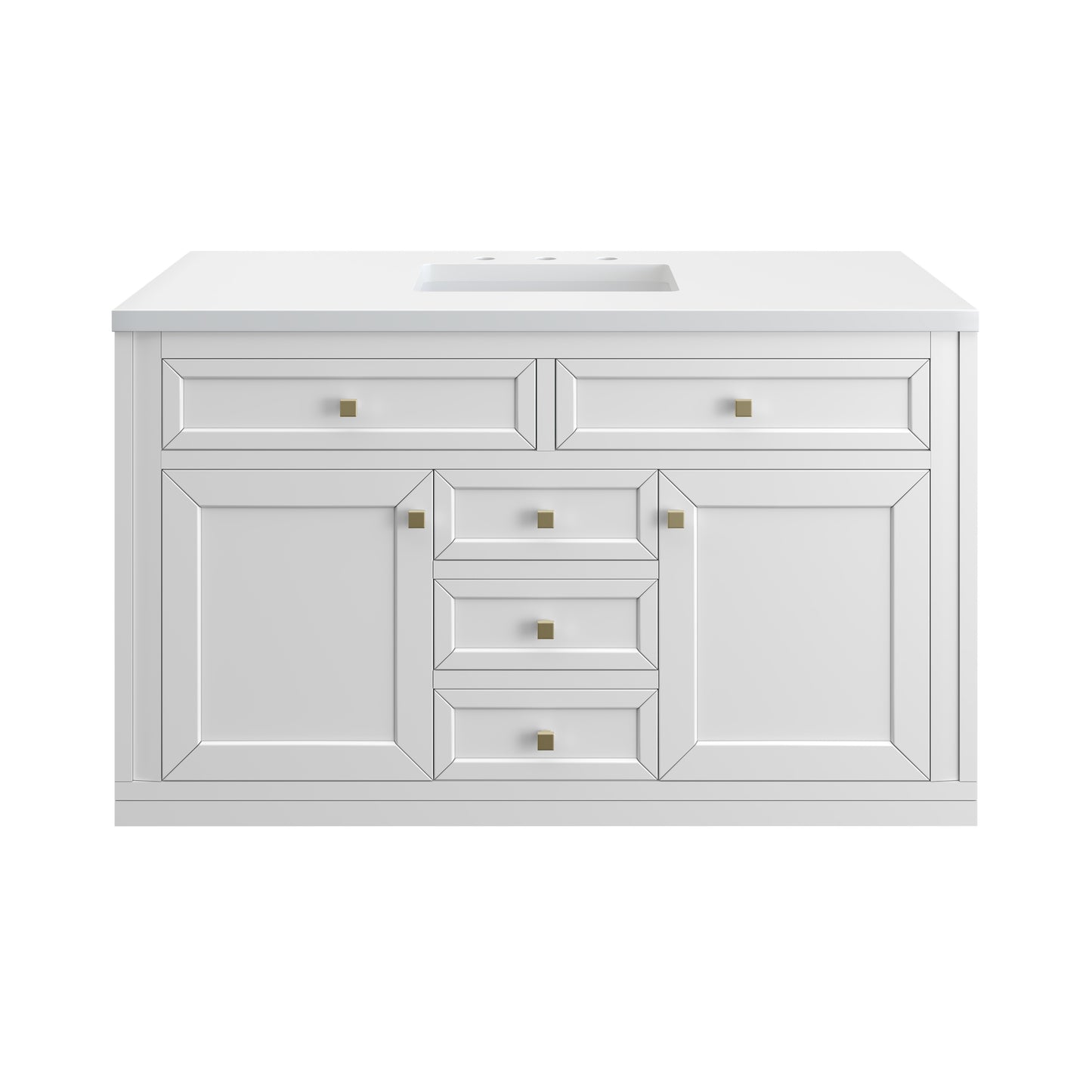 James Martin Chicago 48" Single Vanity with 3 CM Countertop