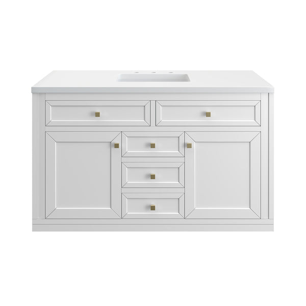 James Martin Chicago 48" Single Vanity with 3 CM Countertop