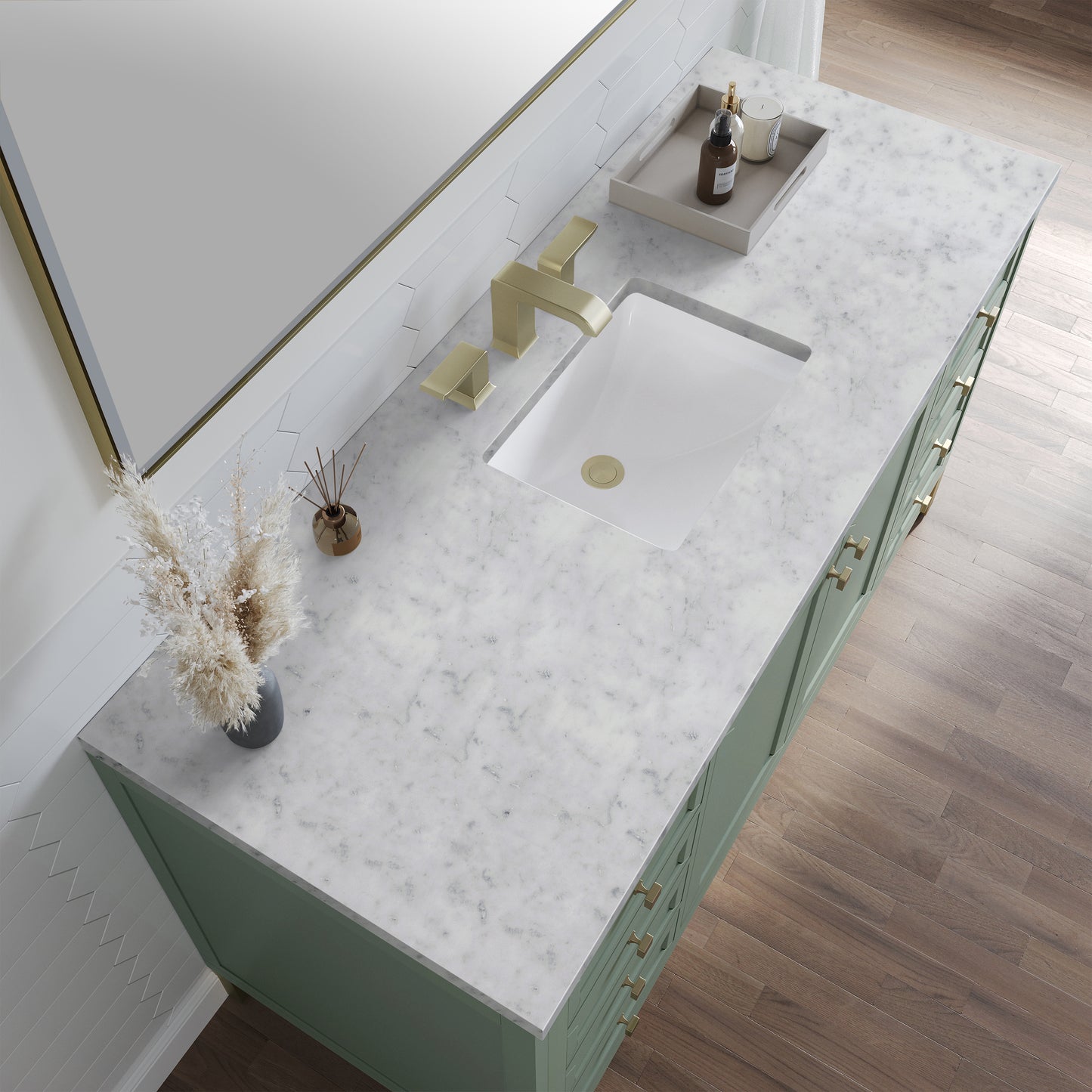 James Martin Chicago 60" Single Vanity with 3 CM Countertop