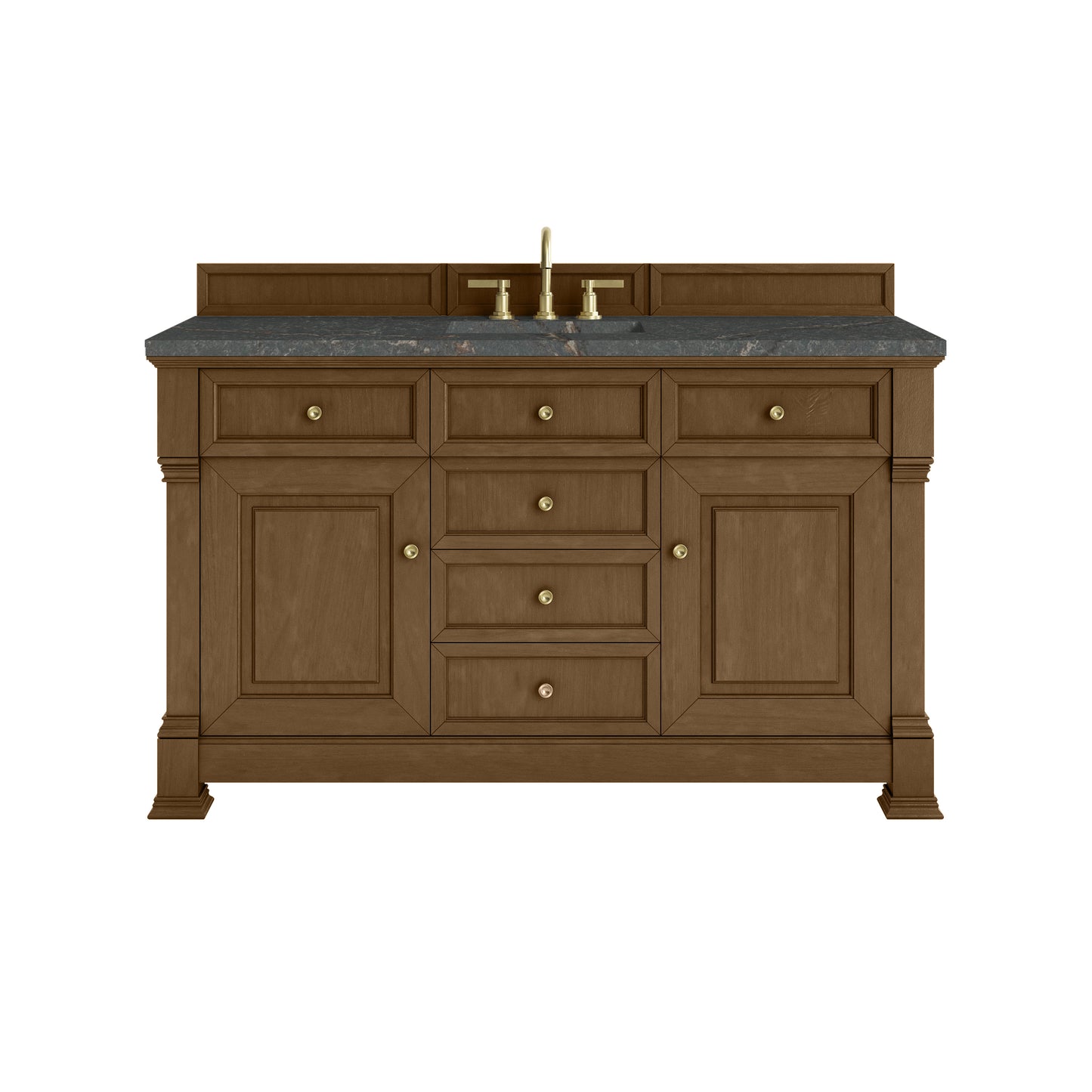 James Martin Brookfield 60" Single Vanity with 3CM Countertop & FreePower Wireless Charger