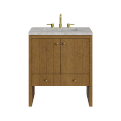 James Martin Hudson 30" Single Vanity with 3 CM Countertop