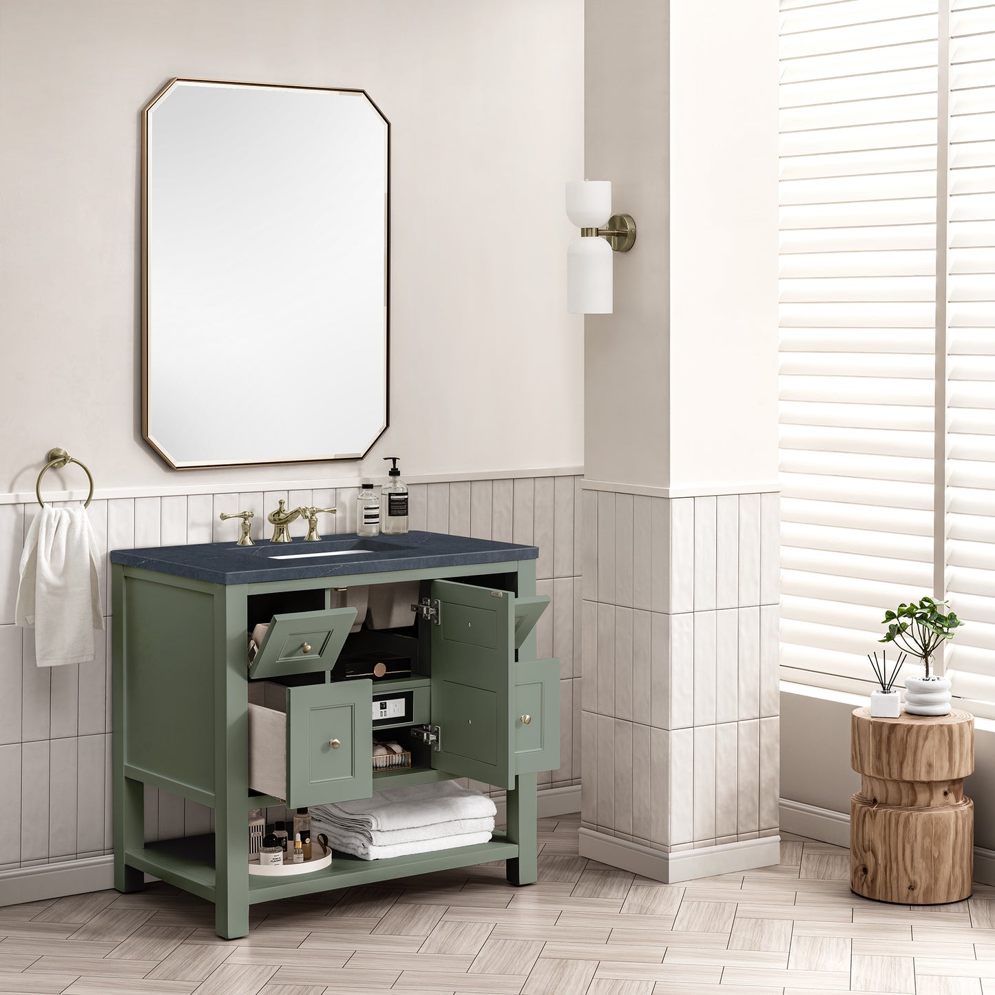 James Martin Breckenridge 36" Single Vanity w/ 3CM Countertop