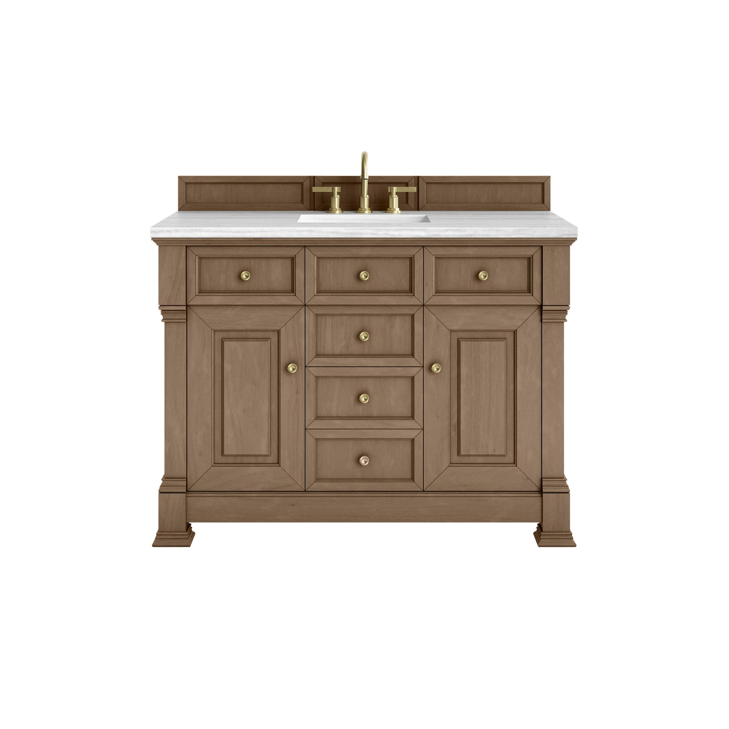 James Martin Brookfield 48" Single Vanity with 3 CM Countertop - Luxe Bathroom Vanities