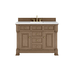 James Martin Brookfield 48" Single Vanity with 3 CM Countertop - Luxe Bathroom Vanities
