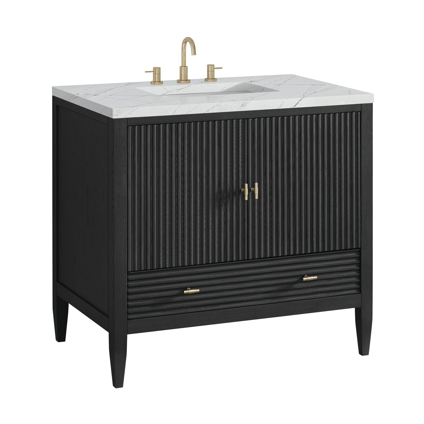 James Martin Myrrin 36" Single Vanity with 3 CM Countertop
