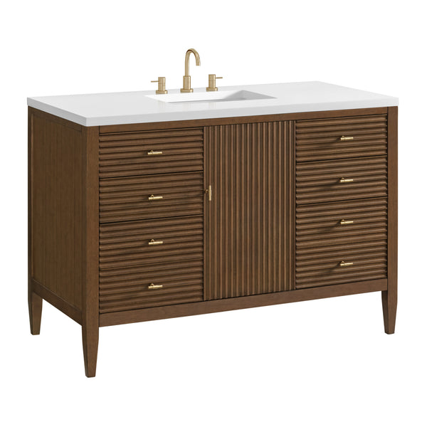 James Martin 48" Myrrin Vanity, W/ 3CM Top