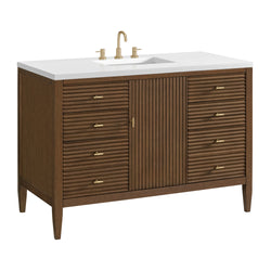 James Martin Myrrin 48" Single Vanity with 3 CM Countertop