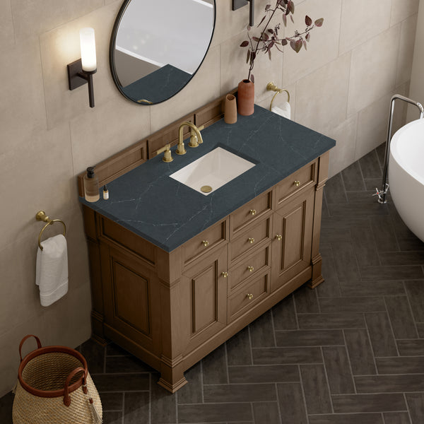 James Martin Brookfield 48" Single Vanity with 3 CM Countertop - Luxe Bathroom Vanities