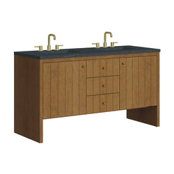 James Martin Hudson 60" Double Vanity with 3 CM Countertop