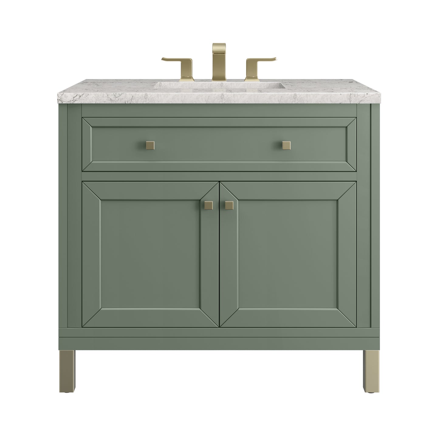 James Martin Chicago 36" Single Vanity with 3 CM Countertop