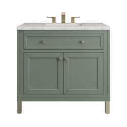 James Martin Chicago 36" Single Vanity with 3 CM Countertop