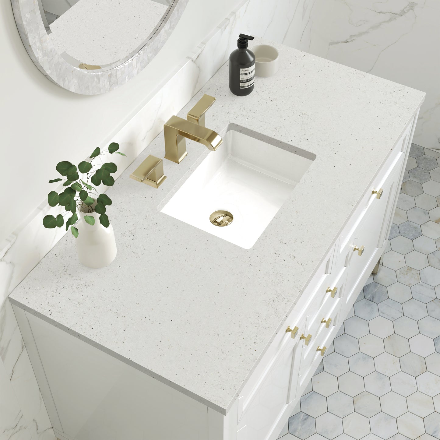 James Martin Chicago 48" Single Vanity with 3 CM Countertop