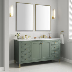 James Martin Chicago 60" Double Vanity with 3 CM Countertop