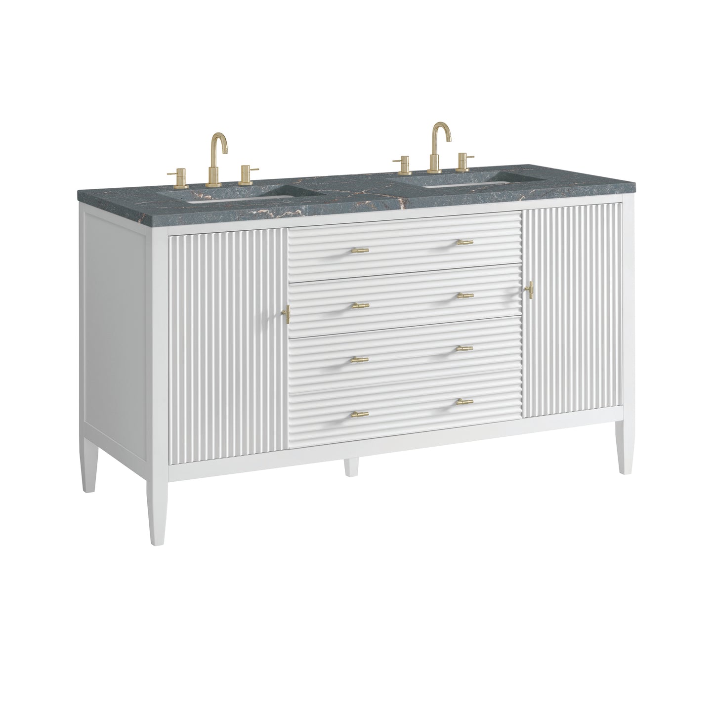 James Martin Myrrin 60" Double Vanity with 3 CM Countertop
