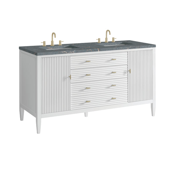 James Martin Myrrin 60" Double Vanity with 3 CM Countertop