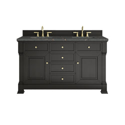 James Martin Brookfield 60" Double Vanity with 3 CM Countertop & FreePower Wireless Charger