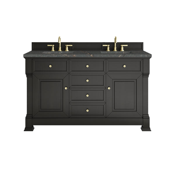 James Martin Brookfield 60" Double Vanity with 3 CM Countertop & FreePower Wireless Charger