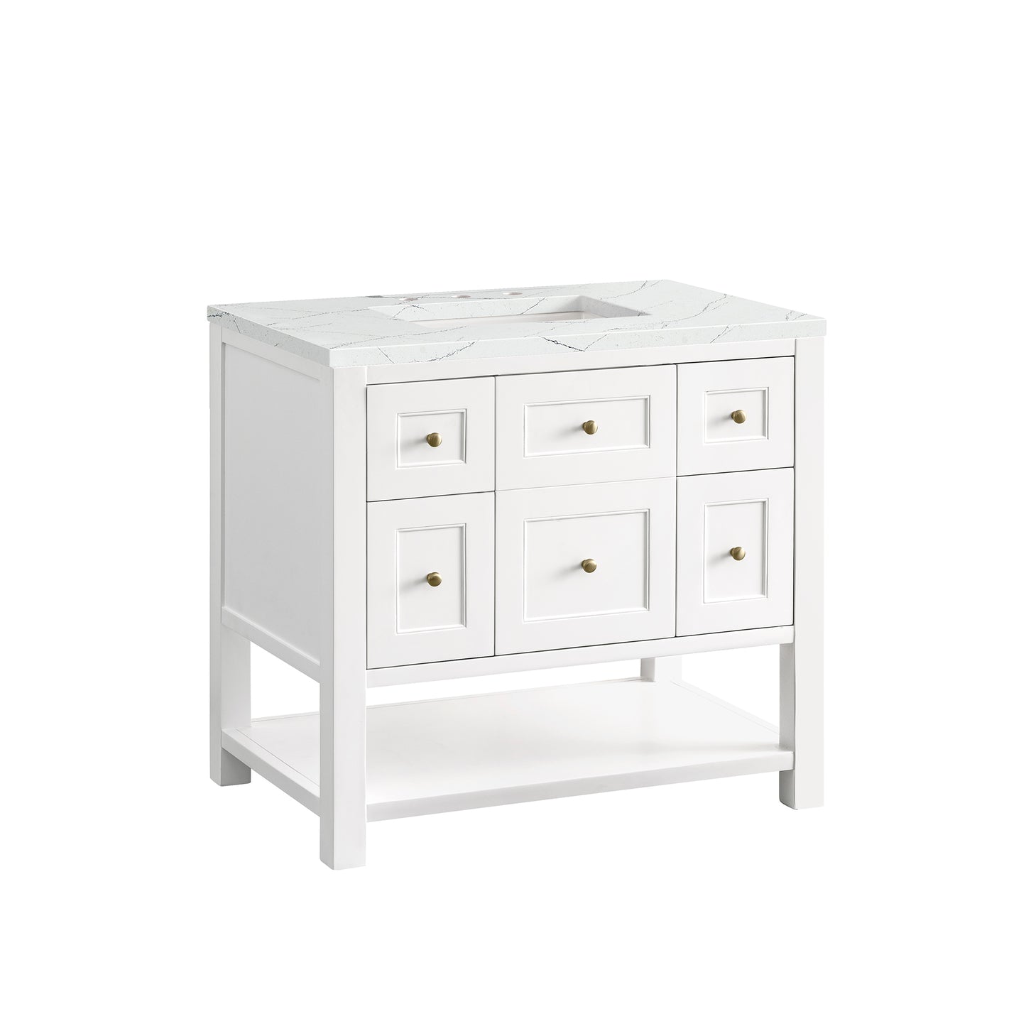 James Martin Breckenridge 36" Single Vanity w/ 3CM Countertop