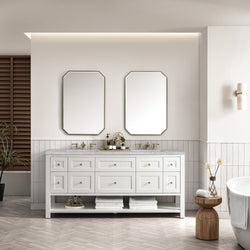 James Martin Breckenridge 72" Double Vanity w/ 3 CM Countertop