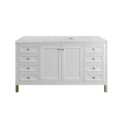 James Martin Chicago 60" Single Vanity with 3 CM Countertop
