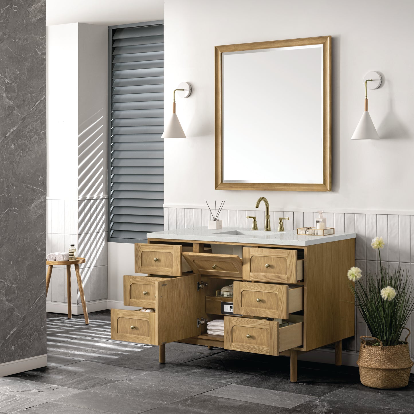 James Martin Laurent 48" Single Vanity with 3 CM Countertop