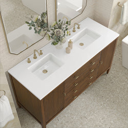 James Martin Myrrin 60" Double Vanity with 3 CM Countertop