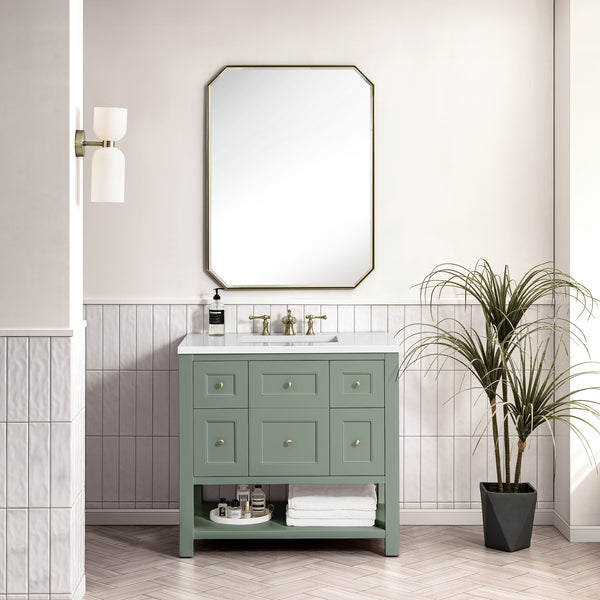 James Martin Breckenridge 36" Single Vanity w/ 3CM Countertop