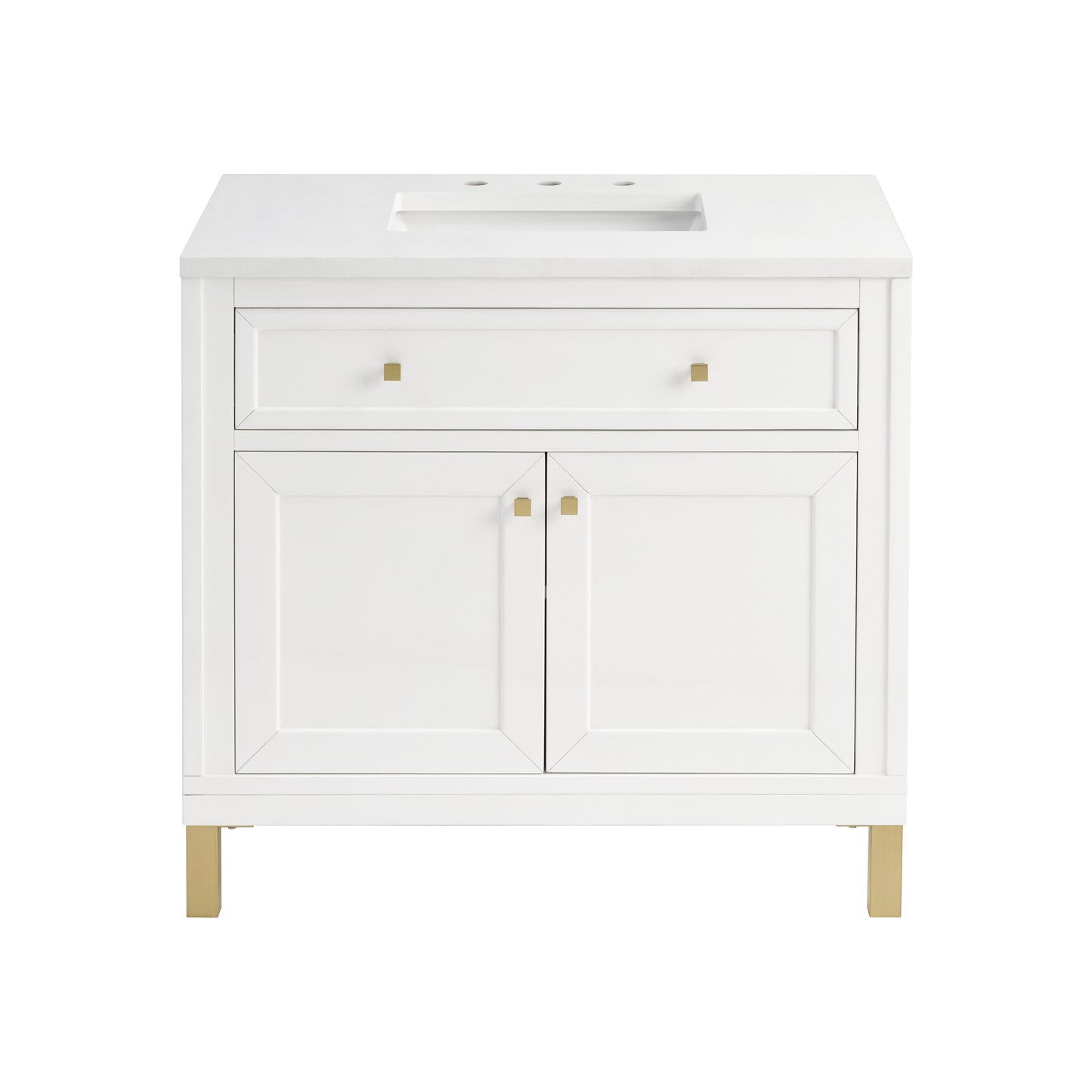 James Martin Chicago 36" Single Vanity with 3 CM Countertop