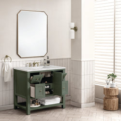 James Martin Breckenridge 36" Single Vanity w/ 3CM Countertop