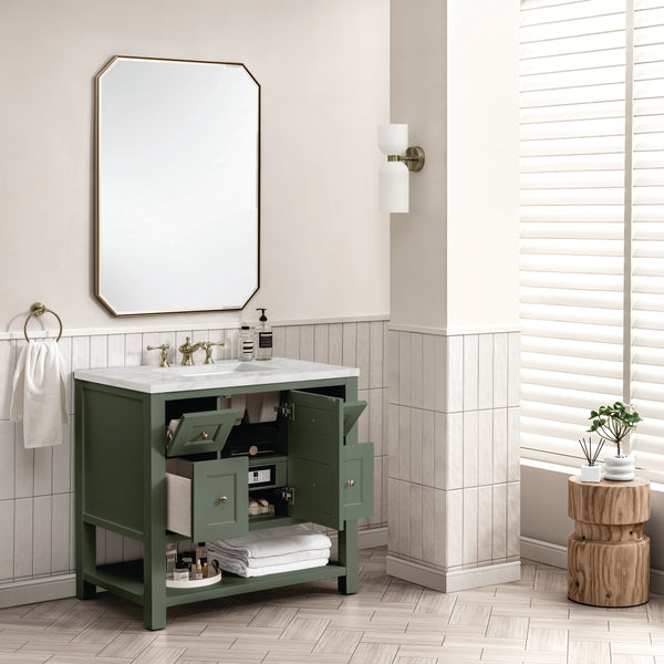 James Martin Breckenridge 36" Single Vanity w/ 3CM Countertop
