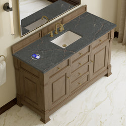 James Martin Brookfield 60" Single Vanity with 3CM Countertop & FreePower Wireless Charger