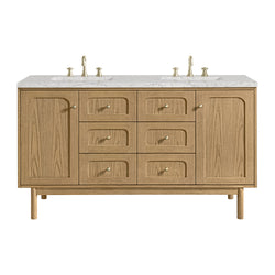 James Martin Laurent 60" Double Vanity with 3 CM Countertop