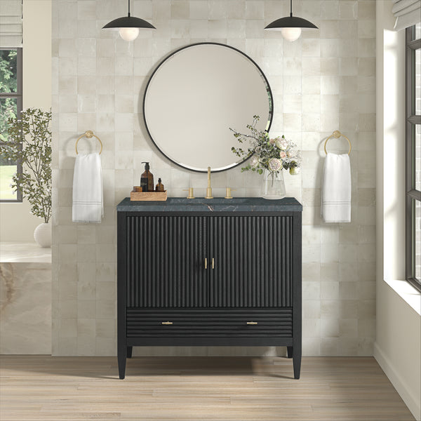 James Martin Myrrin 36" Single Vanity with 3 CM Countertop