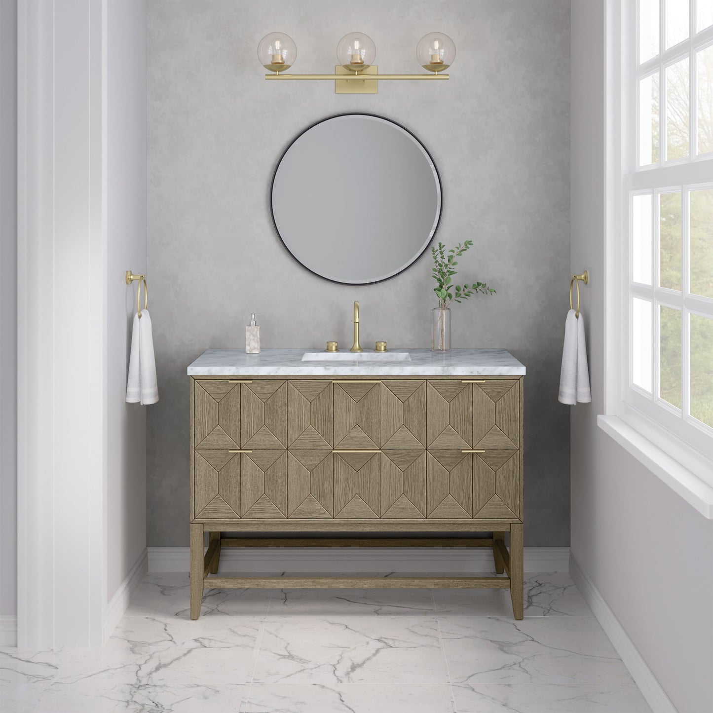 James Martin 48" Emmeline Single Vanity - Luxe Bathroom Vanities