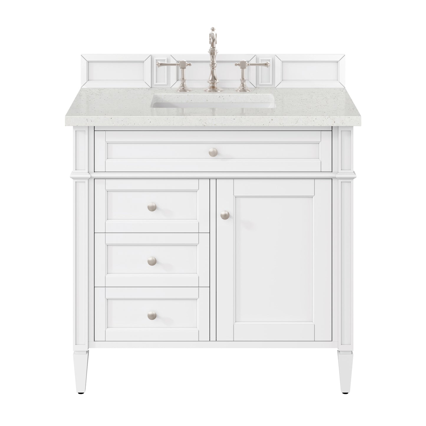 James Martin Brittany 36" Single Vanity with 3 Countertop