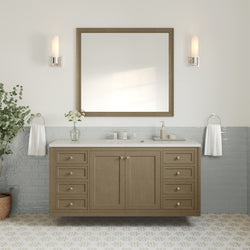 James Martin Chicago 60" Single Vanity with 3 CM Countertop