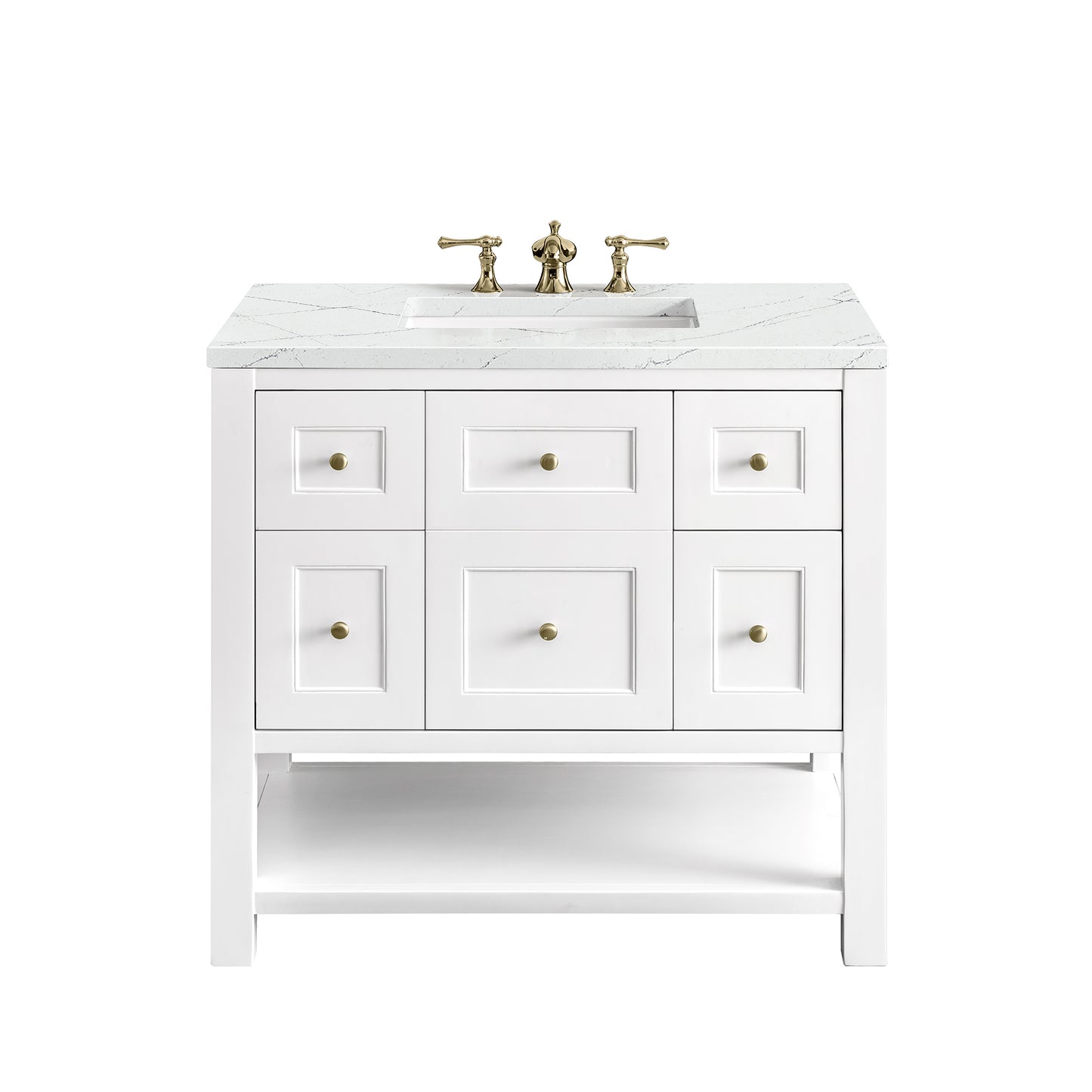James Martin Breckenridge 36" Single Vanity w/ 3CM Countertop