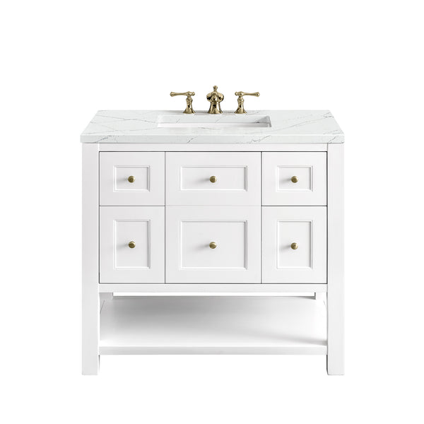 James Martin Breckenridge 36" Single Vanity w/ 3CM Countertop
