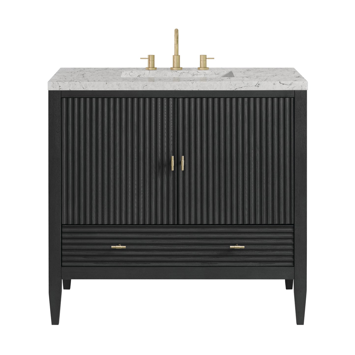 James Martin Myrrin 36" Single Vanity with 3 CM Countertop