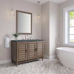 James Martin Portland 48" Single Vanity Whitewashed Walnut with 3 CM Countertop