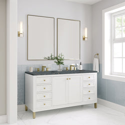 James Martin Chicago 60" Double Vanity with 3 CM Countertop