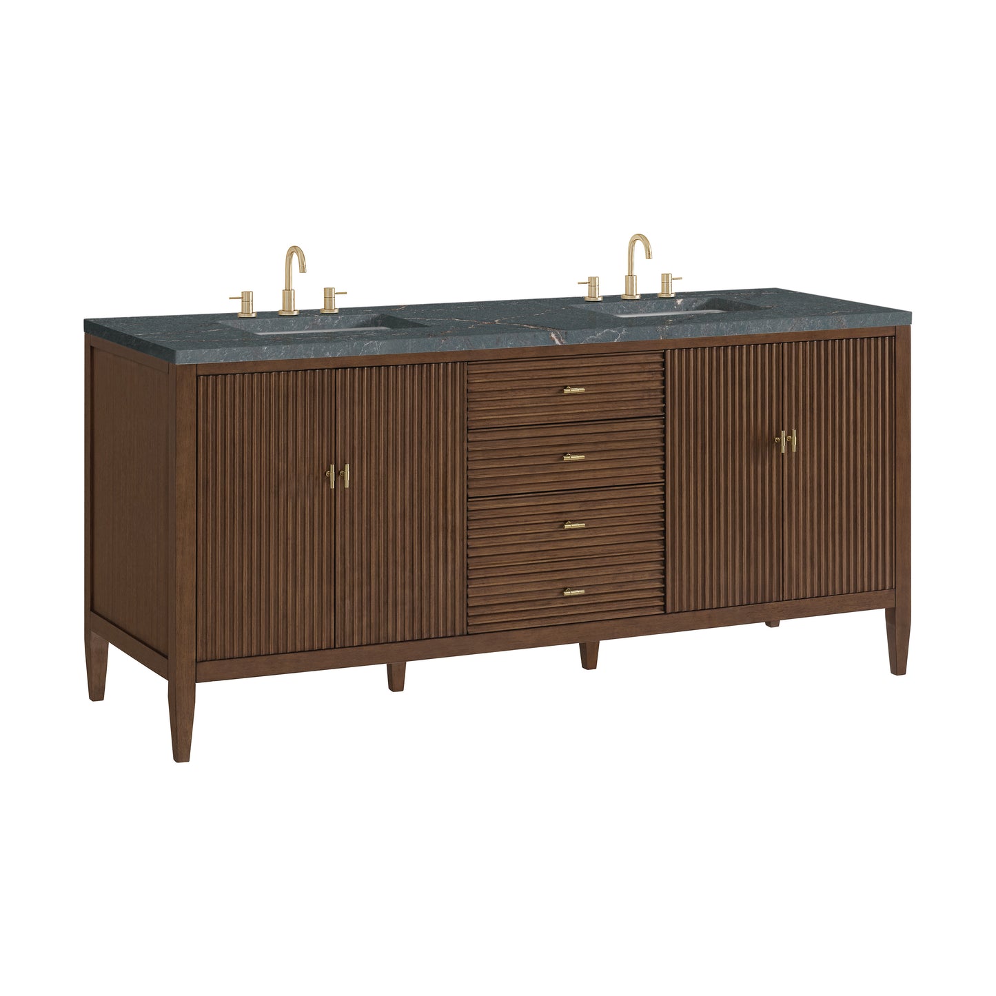 James Martin Myrrin 72" Double Vanity with 3 CM Countertop