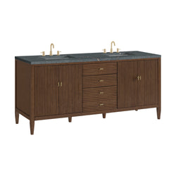 James Martin Myrrin 72" Double Vanity with 3 CM Countertop