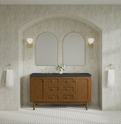 James Martin Laurent 60" Double Vanity with 3 CM Countertop