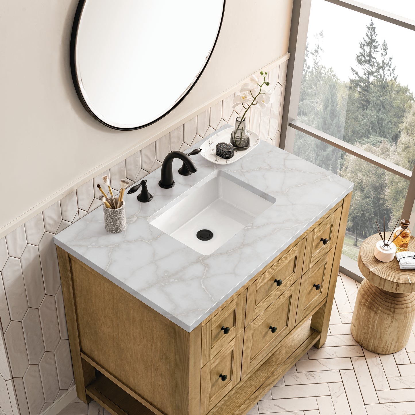 James Martin Breckenridge 36" Single Vanity w/ 3CM Countertop