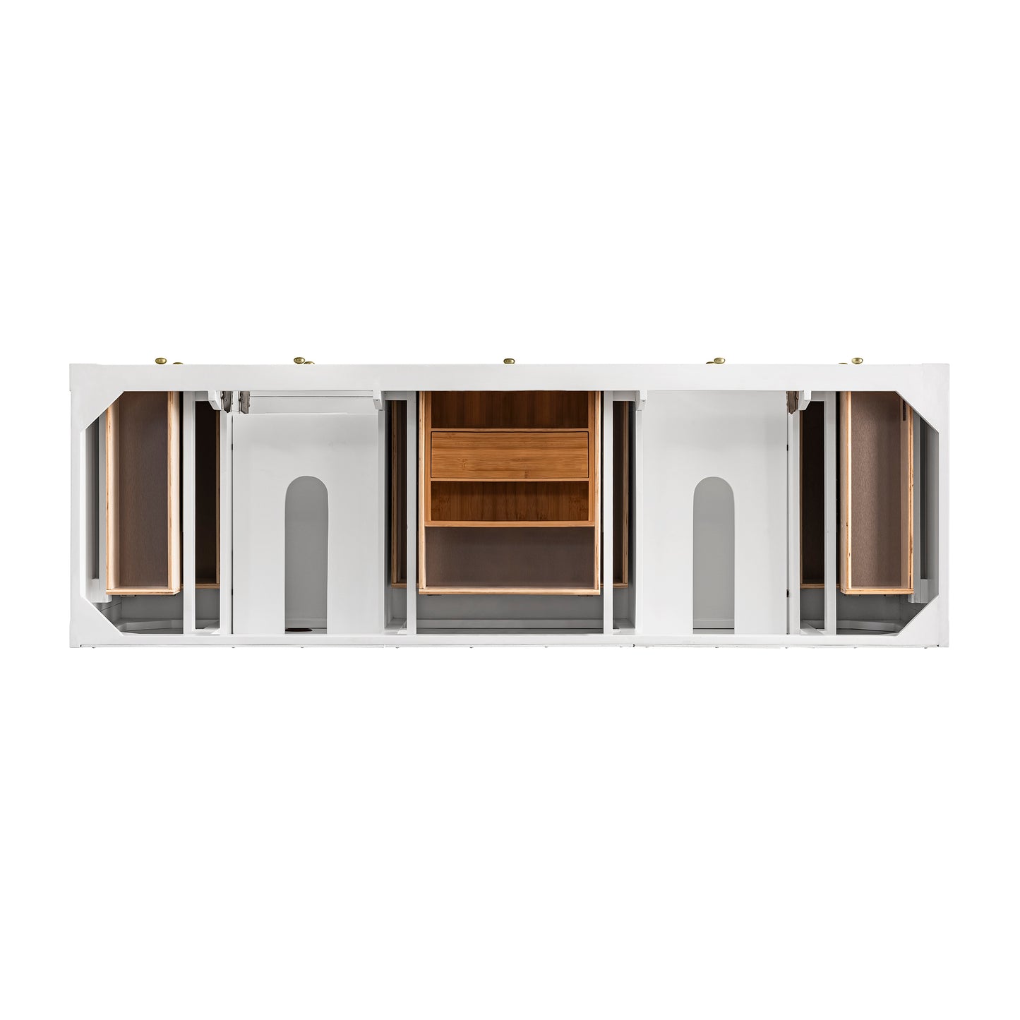 James Martin Breckenridge 72" Double Vanity w/ 3 CM Countertop