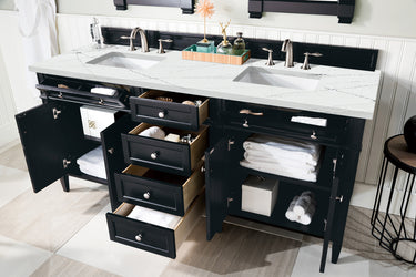 James Martin Brittany 72" Double Vanity with 3 CM Countertop
