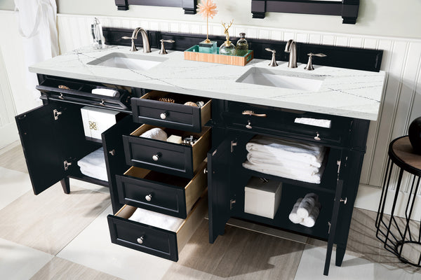 James Martin Brittany 72" Double Vanity with 3 CM Countertop