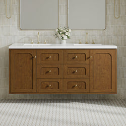 James Martin Laurent 60" Double Vanity with 3 CM Countertop