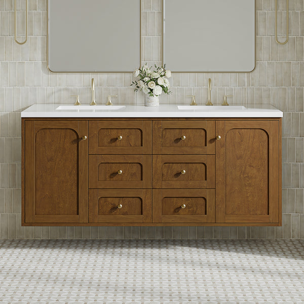 James Martin Laurent 60" Double Vanity with 3 CM Countertop